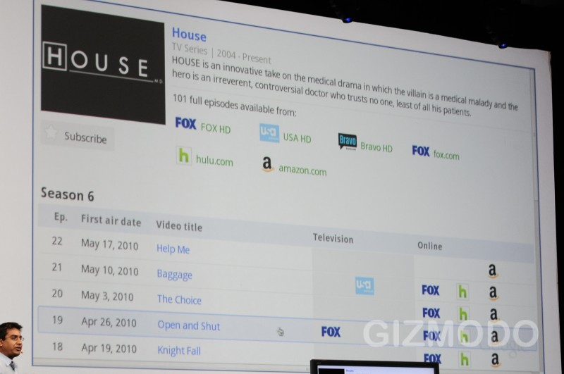 Illustration for article titled Google TV Combines TV, Android and All of the Internet